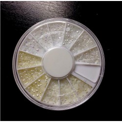 Carusel perle pentru unghii 1000buc #335002 Carusel ornamente unghii